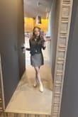 This skirt is super cute and lightweight. It's a great length too, not too short. It does feel a little on the cheap side but nothing too bad. - Marcela B.