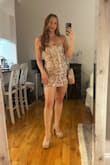 It is so beautiful and very nice quality. The fit is adjustable with the straps. I received a ton of compliments on it! I ordered a medium to have it a little longer in length. - Arianna Z.