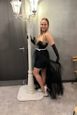 The dress was just a little too big, but I found a way to make it work (next time I will order a smaller one) Overall amazing dress, with great quality, looks really good! Everything I have expected. So happy about it. - Mairita M.