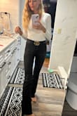 These jeans are perfect! I love the fit, the length, the look, the comfort level, everything. For reference, I am 5'10 and narrow thru the hips, and I ordered a size 1. - Alyssa T.