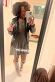 Fit great! Put some knee-high boots on and a bomber jacket! - Lavon B.