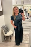 So beautiful. The color, the fit, everything! If you're short, this will be way too long for you! - Milissa M.