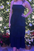 I ordered it for a cruise because I thought it might not wrinkle easily and thankfully that was the case! The lace is nice and not cheap-looking. The dress fits well and is very comfortable. - Kayla H.