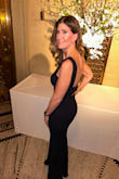 This dress is very comfortable! Stretch is amazing forgiving. Love the open back. I did wear sticky boobs. So no straps to worry about. - Amy B.