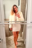 I love this dress! I bought it for a sequin-themed holiday party, and I got compliments all night. I didn't even have to wear a bra with it, which is a rarity for me, but it hugged me in all the right places. I'm 5'9, 36DD, and typically a large in Lulus dresses - this fits true to size. It even has a little stretch to it. Highly recommend! I'll be looking for another occasion to wear it. - Lauren W.