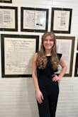 Very classy. I wore it for honor society inductions. It's great because I have a long torso and have trouble finding jumpsuits that don't give me a camel toe - loved this one! - Kiera S.