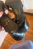 I wore these shoes for a few weeks, nothing crazy at all. I noticed after wearing them one night that the bottoms were completely ripped off like they had worn down completely. I know the shoes are on the cheaper side, but I was hoping they'd last more than a few weeks. - Danielle S.