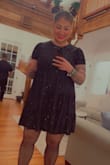 This dress was so cute, I got a ton of compliments on it, however I noticed when I got home that the sequins and the material was shedding off of the dress and getting everywhere. I only needed it for the event but kinda bummed I wont be able to get any use out of it again. - Leanne P.