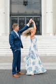 This dress was absolutely perfect for engagement photos! - Jessica P.