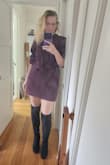 I'm obsessed with this dress. It keeps me warm, and usually I'm always cold. It fits me very well, and I got a lot of compliments - Maria S.