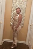 The dress fit amazing. The material/fabric, felt expensive... I was extremely satisfied. - Michelle B.