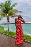 I absolutely loved this set it was perfect. I got soooo many compliments while in Mexico. It's super light weight and just flows in the wind. So elegant and comfy.
I will purchase other colors. - Teresa B.