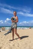 My favorite summer outfit! I adore how long and breezy the skirt is; the open back is perfect for a hot day, and the tropical design is so fun and flattering! One of my all-time Lulus favorites - Julie O.