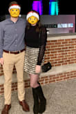 I wished I had ordered a size up because the medium was tight, but they were sold out of the size up so I sucked it in and made it work. Other than the sizing issue, it's such a fun skirt and was perfect for my work holiday party! - Kaitlin H.