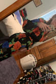 I adore this jumpsuit! Very high-quality material and it looks very dressy, classy & sassy. I have voluptuous hips and thighs so it's a bit snug on the legs. I would have ordered a medium but small was the only size left. Still fits beautifully. LOVE IT, GURL. - Mariah K.