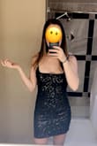 I wanted a body con dress that wasn't too short but also not so tight that it would ride up and this was the perfect dress! If you're taller I would recommend sizing up for the length. I'm usually a small but a Medium fits me perfectly. - Katrina H.