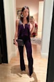 This was my first ever Lulus purchase only after my sister told me about all her great experiences. I was very weary about the quality because the prices were so affordable. I am pretty petite, 5'4, 111 lbs so even a lot of xs can run big on me. I was pleasantly surprised when the jumper for me perfectly, it was great quality and very comfortable! The pants were a little long but a pair of taller heels fixed that! I will definitely be ordering from Lulus again! - Kim M.