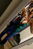 This jumpsuit fits like you custom tailored it to my body.   The unique multi green sequins hit the light from all angles.  My favorite part of this outfit is that the length of the pants can be functional with flats or heels/ boots.  I will wear this statement jumpsuit to diverse events in the future. 5 stars! - Vanessa B.
