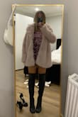 They fit well and they stay up with minimal wrinkles. I am 5'3" and I think they fit fine on my legs.  Great purchase! - Bailey M.