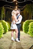 Loved changing into this for my reception! Easy to dance in and so comfy! Not too long or short. I got a lot of compliments on it! I ordered a size Medium - Rachel H.