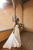 The material of this dress is such great quality! I got so many compliments and felt like a princess. I had to get it hemmed. The slit was too high for my liking, so my seamstress stitched it up about 5cm. But I absolutely loved the dress!! - Eunece G.