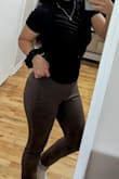 This blouse fits perfectly with any style you want to pull off. Absolutely love this piece, I need to get it in white as well. Gorgeous.
It is a little see-through but still a great fit. - Laura R.