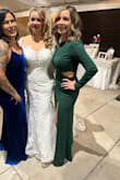 I loved this dress and received many compliments. I do, however, think it was slightly bigger than I expected but not sure I'd size down to a small. - Jeanette Z.