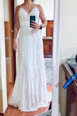 This dress was literally made for me, it fit perfectly and it is so beautiful and comfortable. I will just have to fix the length but that's always for me cause im pretty short. - Mariana V.