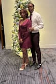 I purchased this dress for a wedding we attended in December. The fabric felt great and complimented my skin tone well. Received many compliments from guests. I did have to purchase dress tape to apply to my chest area to ensure my breasts stayed in place but it wasn't really needed. I also purchased the shoes from this store which were comfy as well. I highly recommend this dress! - Keisha S.