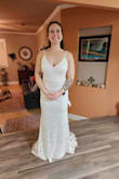 I really liked this dress. The straps were beautiful and I loved the open back. The only thing I would change, is if the front was a little more attention grabbing. Some bright sparkle and bra cups would make it perfect. - Cloe C.