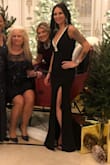 I saw this dress after I had purchased another one. Ordered it and instantly fell in love with it when I tried it on.
I got so many compliments on it.
It fits perfectly and is a very flattering dress. - Kim D.