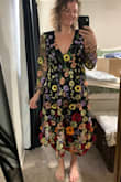 This dress is a ton of fun, but the XL fit me just a bit too large to have the same look as the model. The chest wasn't as deep as I imagined it to be based on the model images.

 I ordered an XL at 5'11, 180lbs, 36DD, 33inch waist, and 39 inch hip. - Terray K.