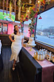 Belt was beautiful! Gave a special touch to my dress.  Only problem was, belt had to be tied continuously as the material made it get loose constantly - Areli N.