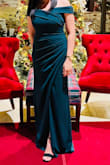 The dress is so beautiful and fits perfectly. I wore this during a formal party and received many compliments! - Richelle V.