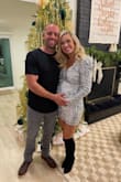 I wore this to a Christmas party and I was 22 weeks pregnant. It has a little stretch to give room for a bump! Loved this dress! - Marisa Z.