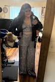 I got so many compliments wearing this outfit, I paired it with the matching crop top! So fun and flirty but classy at the same time! - Chelce R.