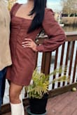 Great dress with boots. So comfy and loved the material, so soft - Lorena C.