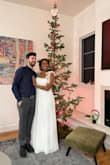I wore this to my engagement party around xmas, and I absolutely loved it. Got so many compliments, and it was comfortable and flattering even on a curvy girl! - Sophanite G.