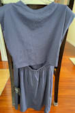 (Update to my review below: Customer service emailed to let me know they have proactively refunded me for this. I am touched, surprised, and extremely grateful. Thank you, Lulus!) Navy blue looks faded. Shoulder pads look strange and obvious when hair isn't down covering the area. These dislikes are minor compared to the fact that the dress smells like laundry detergent - as if it has been washed (and maybe) worn. It's a final sale so I can't return it. Can't even exchange them because they are sold out. Super disappointed with the purchase. - Tas S.