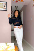 This bodysuit is beautiful and fits great. I 100% recommend it. I was feeling sexy. - Nancy S.