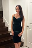Love this dress. Had to have the straps shortened but otherwise this fit fabulously and was comfy and classy! - Sheryl U.