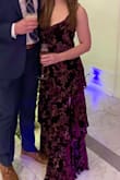 This dress was perfect for the winter wedding I just went to. Great fit and the color was beautiful. I am on the shorter side so it was a little on the longer side, but didn't need to get it hemmed once I threw on some heels. Got so many compliments and would definitely recommend it! - Melissa M.