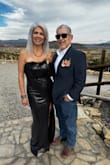 Such a gorgeous and sexy dress!  I received so many compliments at the wedding. 
I usually wear a M in Women's and L in Jr's. I originally ordered a M and exchanged it for a L and it fit perfect all over. - Stella M.