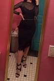 Love this dress! It's so sexy and sleek but also elegant when needed. Fit me like a glove! Nice stretchy material. The inner lining is also detachable so it won't get super messed up in the wash. - Stella T.