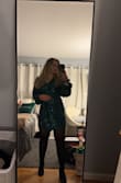 I love this dress so much! It was true to size. I'm 5'3 and a size 6 for reference. Definitely recommend purchasing this dress. - Meghan Z.