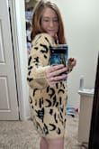 It is super comfy and warm. I mainly bought it so I could get away with wearing leggings to work. I feel cute and comfy in this dress. It also hides my mom tummy well - Casey W.