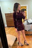 This dress fit like a glove! The length was perfect and it was so comfortable! Do not hesitate to order if you get the chance! I'm 5'4, 137 lbs. The shoes are also from Lulus. - Amber S.