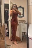 Such a great fit and the glimmering underlay makes it easy to wash. The perfect dress to wear when you feel like shining. - Jordan J.