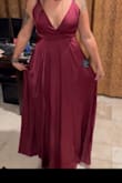 This dress is perfect. The color and size. One thing is it runs very long but it's absolutely gorgeous. - Sirena H.