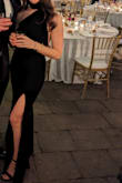 Perfect for a black tie-optional NYE wedding we attended. The only alteration I had done was shortening it since I'm pretty short. It was super comfortable and had a classy look. I paired it with sparkly earrings for the event. - Audrey B.